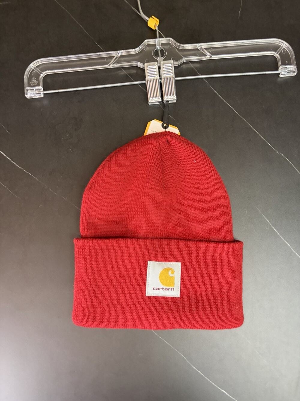 NWT Carhartt Beanie Unisex OS A18 R59 Industry Red Made In Canada Watch Hat
